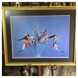 DANA TIGER NUMBERED PRINT 31.5"x25"