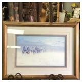 NATIVE AMERICAN PRINT BY VANN 20"x15"