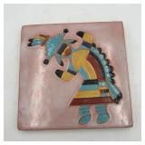 NATIVE AMERICAN TILE CEREMONIAL INDIAN