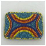SHOSHONE BEADED BELT BUCKLE 4.5"x3"