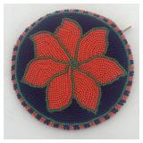 BEADED PURSE 4.25" DIAMETER
