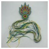 BEADED HAIR CLIP w/ TASSLES