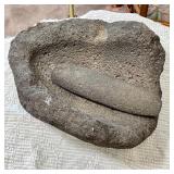 VOLCANIC GRINDING STONE