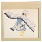 HARRISON BEGAY PAINTING 17"x14"