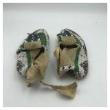 BEADED MOCCASINS DAMAGED