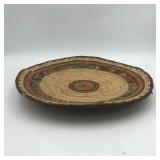 HAND WOVEN BASKET 13.5 DIAMETER