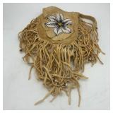 FLOWERED ANIMAL SKIN BAG