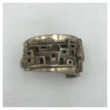 SOUTHWESTERN STERLING SILVER CUFF BRACELET