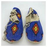 NATIVE AMERICAN BEADED MOCCASINS