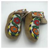 NATIVE AMERICAN BEADED MOCCASINS