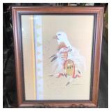 NATIVE AMERICAN PRINT BY DOC TATE NEVAQUAYA