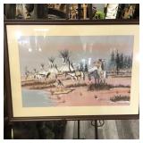 NATIVE AMERICAN PRINT BY DOC TATE NEVAQUAYA