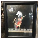 NATIVE AMERICAN PRINT BY DOC TATE NEVAQUAYA