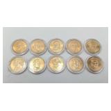 $1 Presidential Collectible Coin Collection
