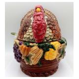 Colorful Thanksgiving Turkey Gravy Bowl