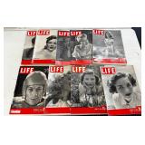Nine 1940ï¿½s Life Magazines