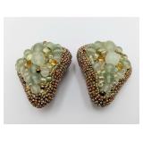 Beautiful Beaded Vintage Earrings