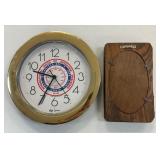 Vintage Wall Clock & Photo Frame