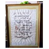 Framed Vellum Manuscript Page