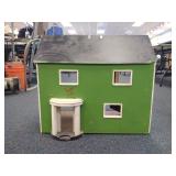 Vintage Green Doll House