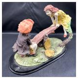 11ï¿½ Capodimonte Armani Italian Boy/Girl On Seesaw