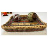13ï¿½ Decorative Basket & Balls