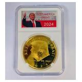 Keep America Great 2024 Donald Trump Coin