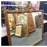Nice Antique Metal Frame Mirror