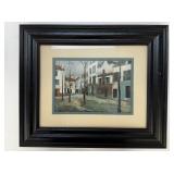 Scenic Paris Picture signed Marie Watts