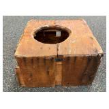 12ï¿½ Antique Oak Model T Truck Bottle Holder