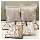VHC Brands Pillows, Shams & April & Olive Curtains