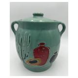 10ï¿½ Lidded Art Pottery Jar