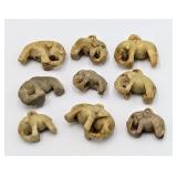 Nine Stone Elephant Beads