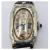 Vintage Silver 1927 Gruin Wrist Watch