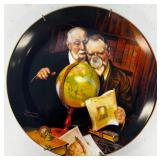 ï¿½Newfound Worldsï¿½ Plate By Norman Rockwell