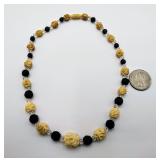 Nice Vintage Ivory Beaded Necklace