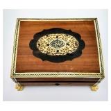 Nice Vintage Ivory * Wood Dresser Box