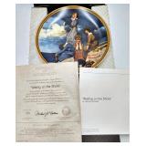 Waiting on the Shore by Norman Rockwell