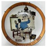 ï¿½Triple Self Portraitï¿½ Plate By Norman Rockwell