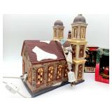 Light Up House & Christmas Ornaments