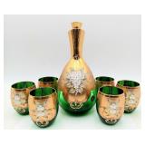 Awesome 22k Murano San Marco Italian Decanter Set