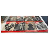 Eight 1940ï¿½s Life Magazines