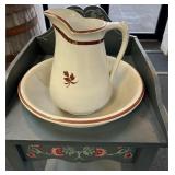 Antique English Earthenware Wash Set