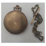 Antique Pocket Watch Case & Chain
