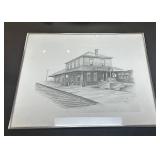 Sketch Of Midland Valley Train Station By D Miller