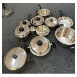 12 Pc SandMaster Stainless steel Cookware