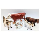 Collection of Ceramiic Figure Animal Miniatures