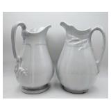 Nice Antique Ironstone Pitchers