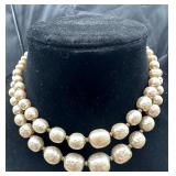 10ï¿½ Vintage Miriam Haskell Pearl Necklace
