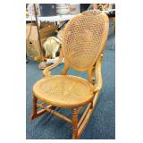 Nice Vintage Wicker Rocking Chair